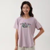 (店+) 【OTTO服飾】熱帶活力空調速涼T恤 清新紫 F