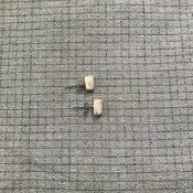 銀絲卷/耳環 針狀 陶瓷 不鏽鋼 原味 金