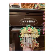 〔巧之手藝術品〕實體店面 水鑽天公帽 水鑽 +珠 玉皇上帝 三官大帝 關聖帝君 神明帽
