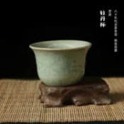 銀聯網日用品生活館 新年原創設計實惠250ml 收藏青瓷器品茗杯功夫茶具茶杯1入