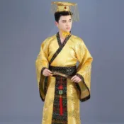 薹灣低價最優選免運新款古裝演出服成人太子服龍袍漢朝皇帝皇上影樓主題服裝漢服男裝