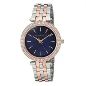 MICHAEL KORS女錶 手錶 33mm 玫瑰金/銀鋼錶帶 腕錶 晶鑽錶 MK3651 MK(現貨)