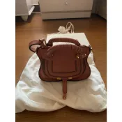 全新Chloe Marcie mini粉藕色拼色三用包ㄧ個(色號:waterlily)