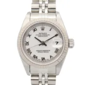 【DOKODEMO】【二手】勞力士ROLEX腕錶 Datejust A 系列 69174 WH/RO K18WG（白K金）不銹鋼 Datejust A 系列女士二手 A