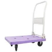 (店+)【TRENY】日式塑鋼手推車 紫