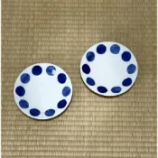 日本瓷器 日本製❇️ 6吋點心皿❇️ 波蘭陶風格 現貨 尺寸：約16*2cm 材質：陶瓷 產地：日本製🇯🇵