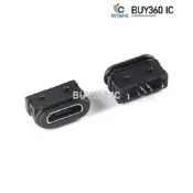 W1062-0116 防水MicroUSB 5pin 母座立式直插 帶吸取蓋 浸水級防水IPX7