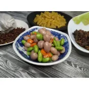 珍香三色花生 解凍即食 花生 軟花生 水煮花生 退冰即食 冷盤 真空包裝 熟食 冷凍食品 下酒菜 小吃 熱炒 小菜
