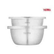 THERMOS 膳魔師 不銹鋼二入多功能料理盆 (18+24cm) KCC-807 調理鍋 理盆 打蛋盆 湯鍋 沙拉盆