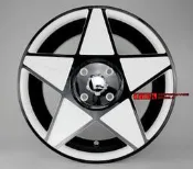 【中清輪胎店】HellaFlush 海拉風風格 類0.05 派大星 深V款 17吋 4X114 8J ET33白色閃黑