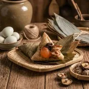 【楊哥楊嫂】綠豆肉粽5入x2(單顆200g 共10顆 地方名店 端午節肉粽 送禮 團購 台南)
