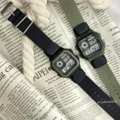 (店+)【CASIO 卡西歐】CASIO地圖錶 電子錶 世界時間 LCD飛機儀俵模擬指針 正品 台灣卡西歐公司貨保固  AE-1200WH