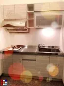 【KW廚房世界】高雄 客製化 量身訂作 歐化系統櫥具 一字型流理台 美耐門板 ☆實體店面