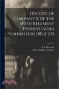 【三民網路書店】History of Company K of the 140th Regiment Pennsylvania Volunteers (1862-'65) 作者：B. F. Powelson