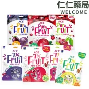 【ACE 】斑斑水果條(百香果+奇亞籽/黑醋栗+奇亞籽/草莓+奇亞籽) 32g/90g袋 水果條 果凍條 果乾