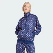 (店+)【adidas 愛迪達】ADIDAS 外套 MONO FBIRD TT 藍紫 滿版LOGO 復古 立領外套 女 IY0325