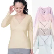 DL哆愛  日本 長袖哺乳衣 哺乳睡衣 產後收腹 哺乳衣 孕婦裝 秋冬哺乳衣 哺乳內衣 月子服 哺乳上衣 哺乳裝