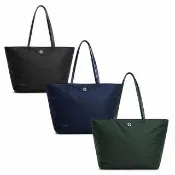 【TORY BURCH】NYLON輕量尼龍金屬logo肩背托特包(多款任選)