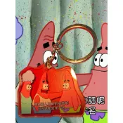 【迷因鑰匙圈】海綿寶寶 系列二 派大星 要跟別人比聰明的話呢 你永遠都是第一名 自製 鑰匙圈 Q版 現貨
