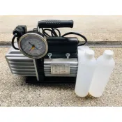 (電磁閥＋逆止閥＋真空錶)飛越VALUE VE-160SV油式真空幫浦/真空馬達(1/2HP)-灌冷媒抽真空機、真空脫泡