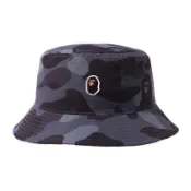 BAPE 滿版迷彩小猿頭 漁夫帽 帽子 灰紫色 BAPE-336CM [台灣現貨]