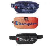 【Champion】冠軍 草寫logo電繡 胸包 單肩包 斜背包 腰包(美國進口平行輸入)