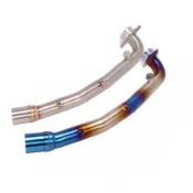 用於光阳赛艇400 Xciting 400 K-XCT300 S400 不銹鋼排氣管前段 接51MM/2“ I.D尾段