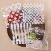 『Mi烘培』造型夾鏈袋 每組10入 餅乾袋 糖果袋 點心袋 牛軋糖 雪花酥 新年包裝 手工餅乾 包裝袋 夾鏈袋 餅乾袋
