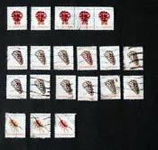 新加坡 1977 Sea Shells Definitives  貝殼 - 通用郵票  ~~任選一枚