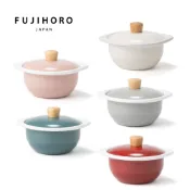 【FUJIHORO 富士琺瑯】官方直營 Cotton簡約系列  迷你琺瑯鍋15cm-1.2L CTN-15C