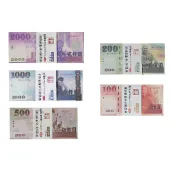 紙鈔票便條本 2000元/1000元/500元/200元/100元 便條紙 MEMO紙 015【久大文具】0190