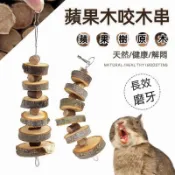 【萌寵家園】精品優選 倉鼠磨牙串 小寵磨牙串 啃咬玩具 蘋果木咬串 牧草磨牙掛串 磨牙木串 倉鼠磨牙 兔子磨牙 倉鼠玩具