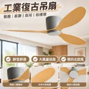 【工業復古】吊扇 工業吊扇 商用吊扇 無燈吊扇 北歐吊扇 餐廳 客廳 臥室 靜音風扇 工業電扇 工業風扇