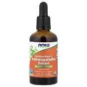 【iHerb】NOW Foods, 認可有機南非醉茄提取物，2 液量盎司（59 毫升）