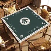 🔥臺灣出貨🔥棋牌室專用麻將桌墊隔音降噪手搓麻將桌布撲克比賽桌墊支持定製
