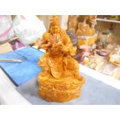 100%天然宵楠招財夜讀春秋關聖帝君尺寸18X12X30公分閃花重油味道濃郁特價出清請先詢問庫存