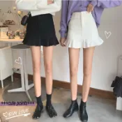【買到戀愛】現貨出清 包臀捲邊可愛顯腿長短裙 裙子 裙 魚尾裙【C312】