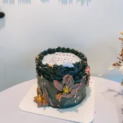 孤挺花燃燒蛋糕 立體設計 客製化蛋糕 生日蛋糕 鑠甜點 紀念日