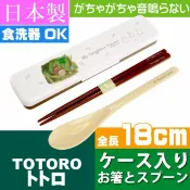 Zakkafe 日本製 宮崎駿 Totoro 龍貓 環保餐具組 《 筷子/湯匙 一組 》★ 夢想家 Zakka'fe ★