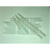 食品級強化玻璃管 直徑6mm 7mm 8mm 10mm 12mm 玻璃吸管  玻璃管  實驗玻璃管