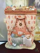 【同創】Brambly hedge野薔薇村 搬家時鐘擺件，品相完好
