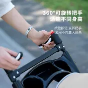 寵物推車 輕便 可摺疊 狗狗 貓咪分離 手推車 遛狗 外出 提籃 中小型狗推車 @環球