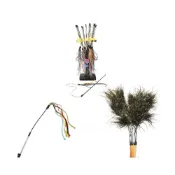 (店+)【Vee】美國Vee逗貓（超級魔撢／彩色緞帶／彩色麻花）逗貓棒