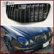 適用於【賓士BENZ 2006-2008款E级W211】升級直瀑式水箱罩GT款中網改裝