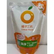 橘子工坊天然濃縮制菌洗淨低敏洗衣精1500ml/包