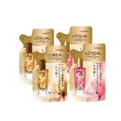 【L’OREAL Paris 巴黎萊雅】金緻護髮精油補充包90ml_金色/玫瑰/棕色_4入組 (護髮油/髮油)