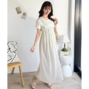 日本預購【Lottie🇯🇵】MILY BILET 甘さを抑えて上品に華やぐ。 春夏必備 渡假搖曳 短袖連身裙 連身洋裝