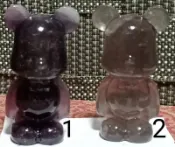 正原礦 稀有收藏品 彩螢石 紫螢石 Be@rbrick 庫柏利克熊 稀有雕件收藏品 擺件