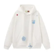 (店+)NA1250230 發芽計劃 “雪國村”蝴蝶結潮牌寬鬆套頭連帽帽T 男女同款