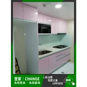【筌家廚具｜挑戰最低價】工廠直營．系統廚具．一字形流理台．木心桶+結晶門+石英石檯面